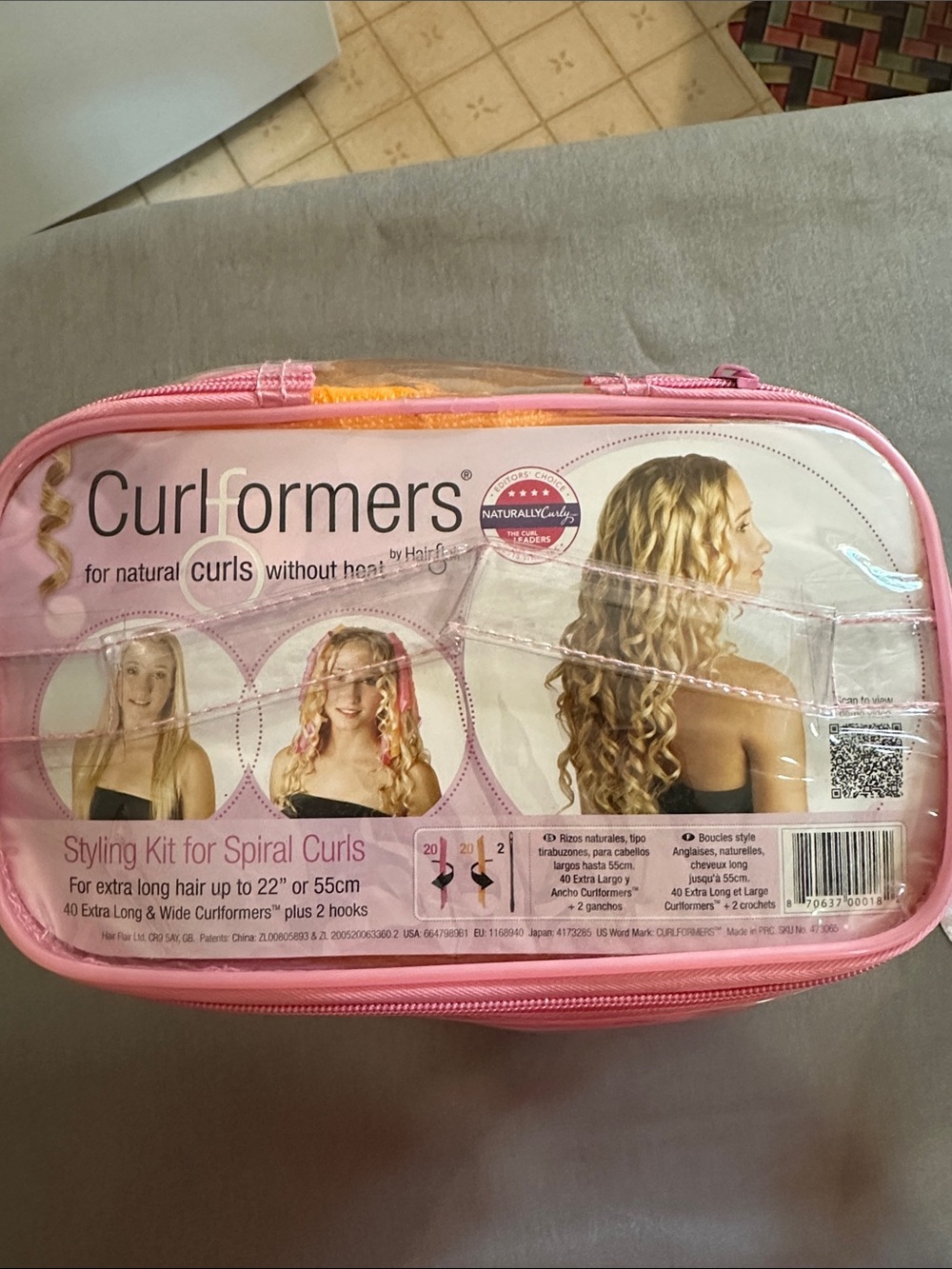 Curlformers Pink Styling Kit for Spiral Curls
